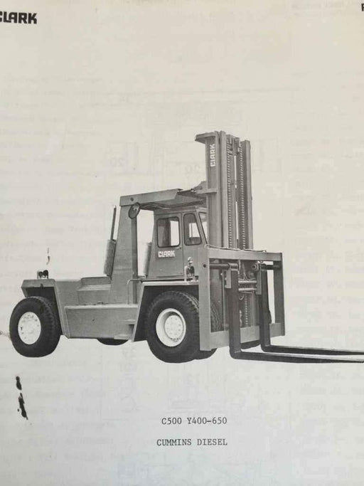 1988 Clark c - 500 Forklift for sale ref 97993689 - MachineryBroker.com