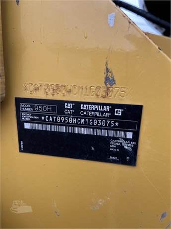 2012 CATERPILLAR 950h for sale ref 93107856 - MachineryBroker.com