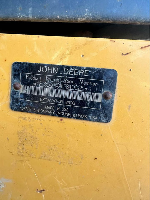 2015 John Deere 350G for sale ref 70536627 - MachineryBroker.com