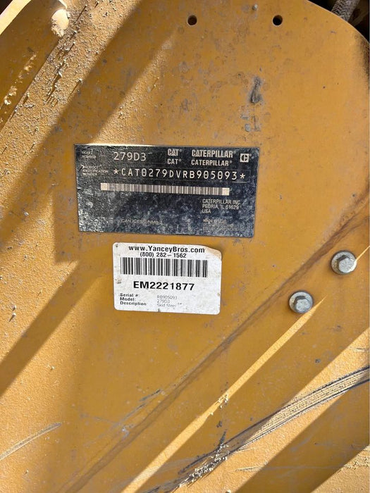 2022 Cat 279D3 for sale ref 52171154 - MachineryBroker.com