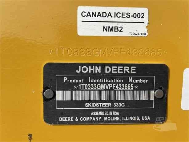 2022 John Deere 333G for sale ref 52313129 - MachineryBroker.com