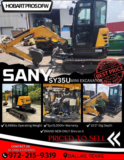 SANY SY35U for sale ref 43994337 - MachineryBroker.com