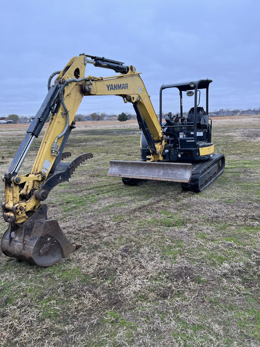 Used 2018 Yanmar Vio 55 Mini Excavator. Ref#CF020224 - machinerybroker