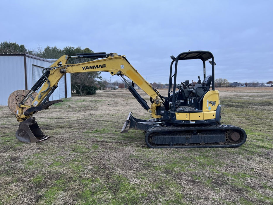 Used 2018 Yanmar Vio 55 Mini Excavator. Ref#CF020224 - machinerybroker